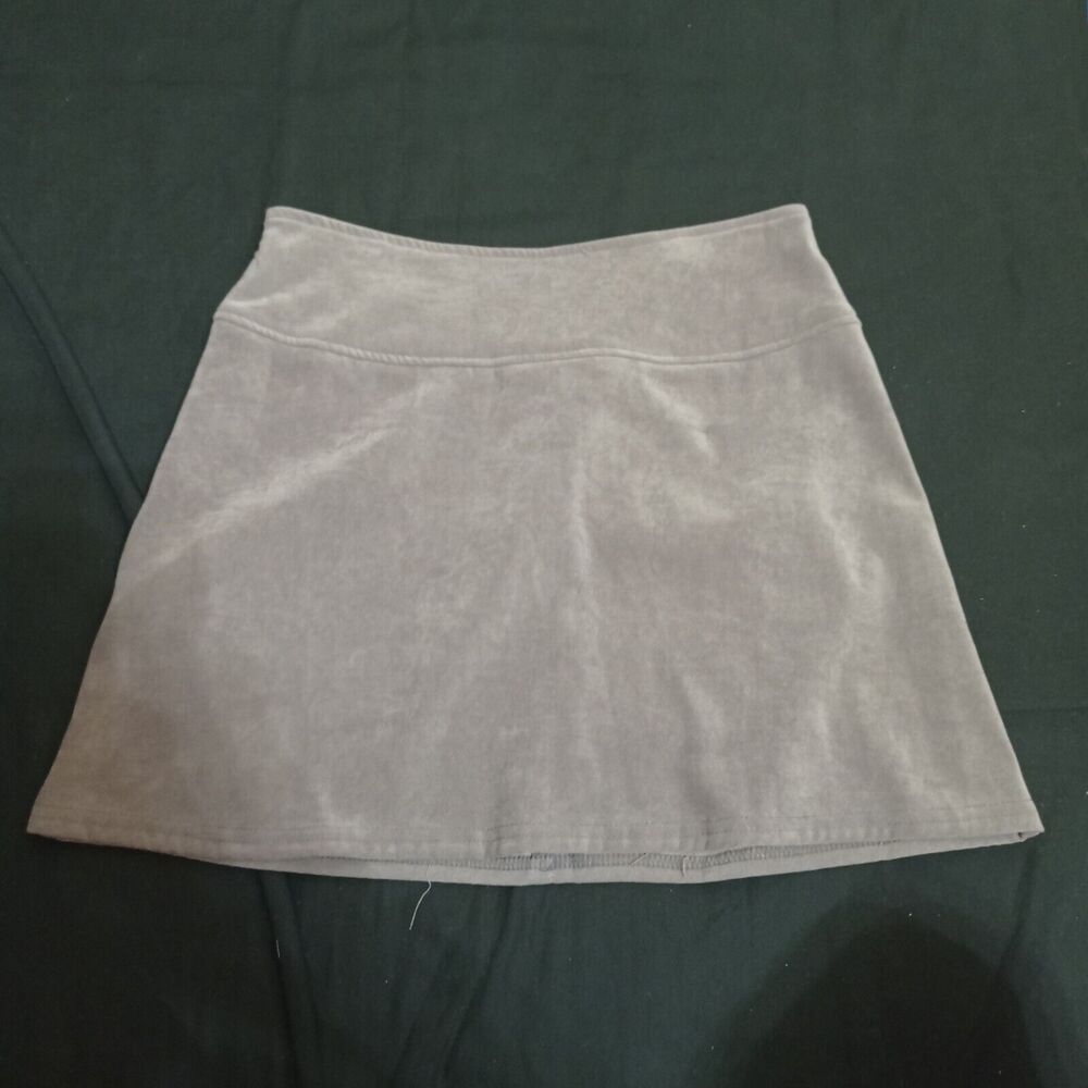 CALIFORNIA CONCEPTS Mini SKIRT SIZE 9 Grey Gray Thick And Soft